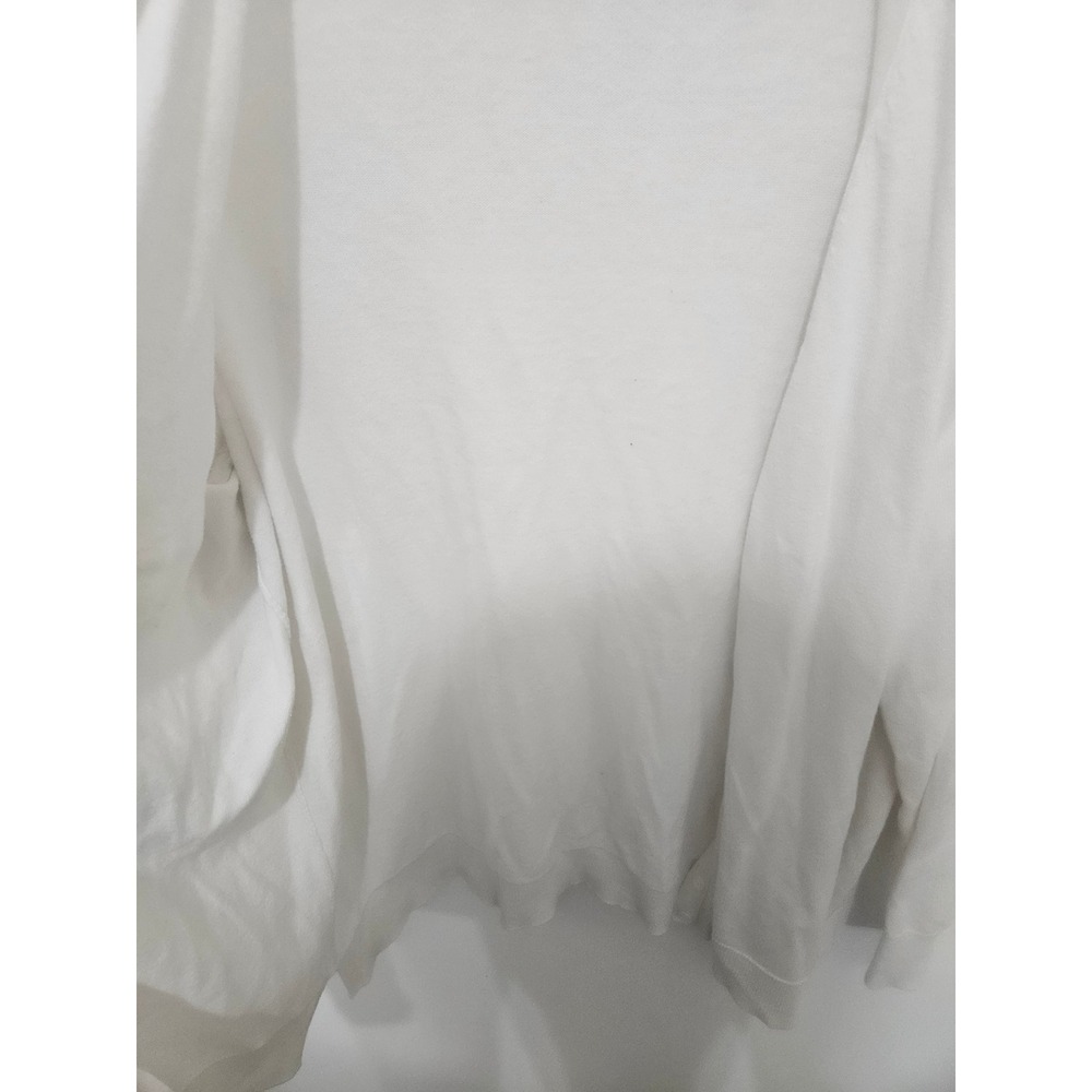 Old Navy White Open Front Cardigan Sweater Womens 2X Plus Cotton Blend Long Slee - Picture 4 of 7